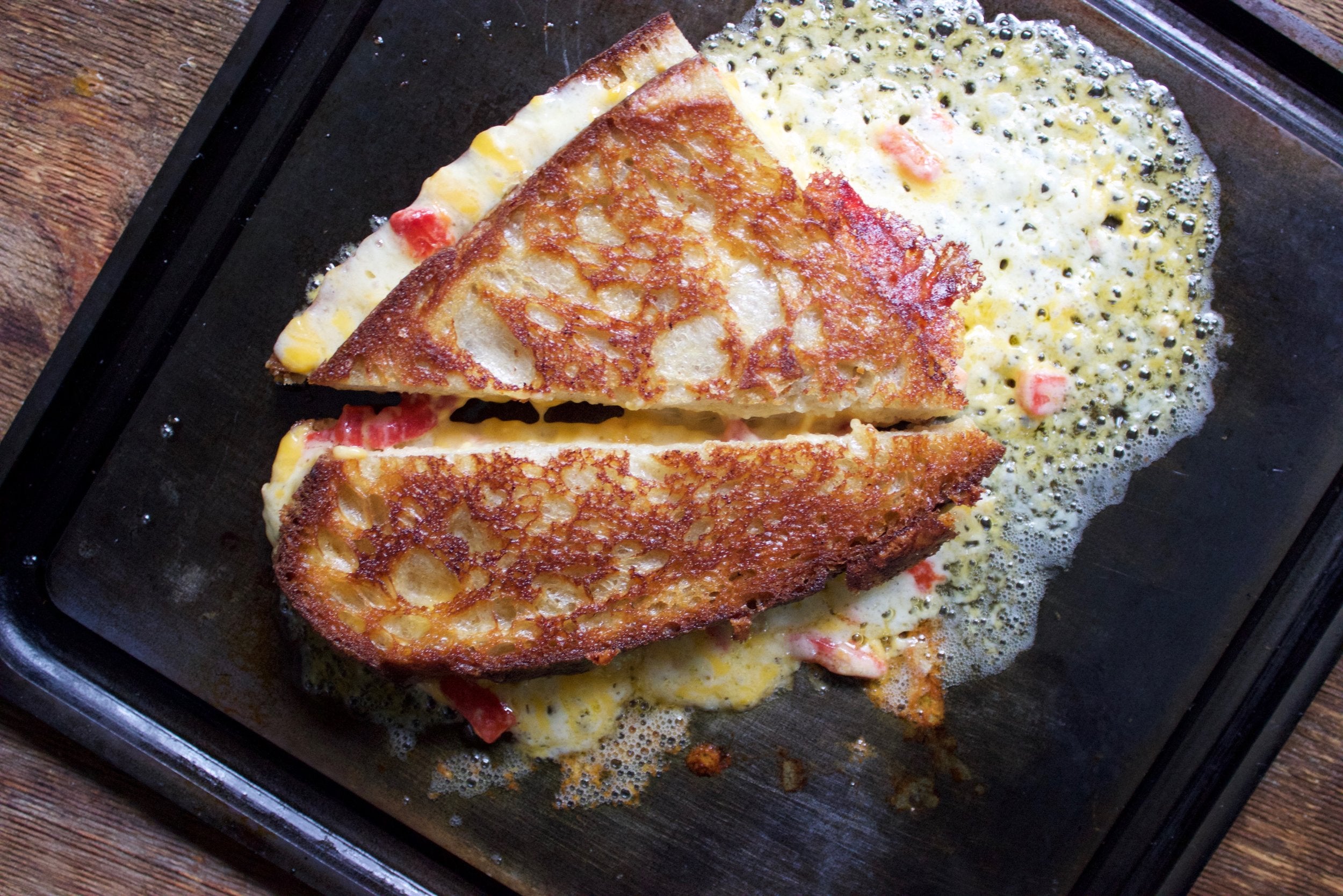 Grilled Pimento Cheese Sandwiches – The Newlywed Chefs