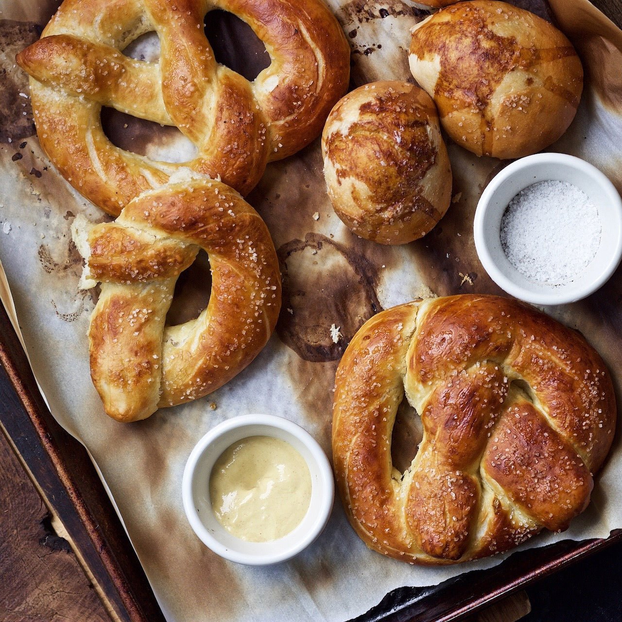 The Super Soft Homemade Pretzel - Baking Steel