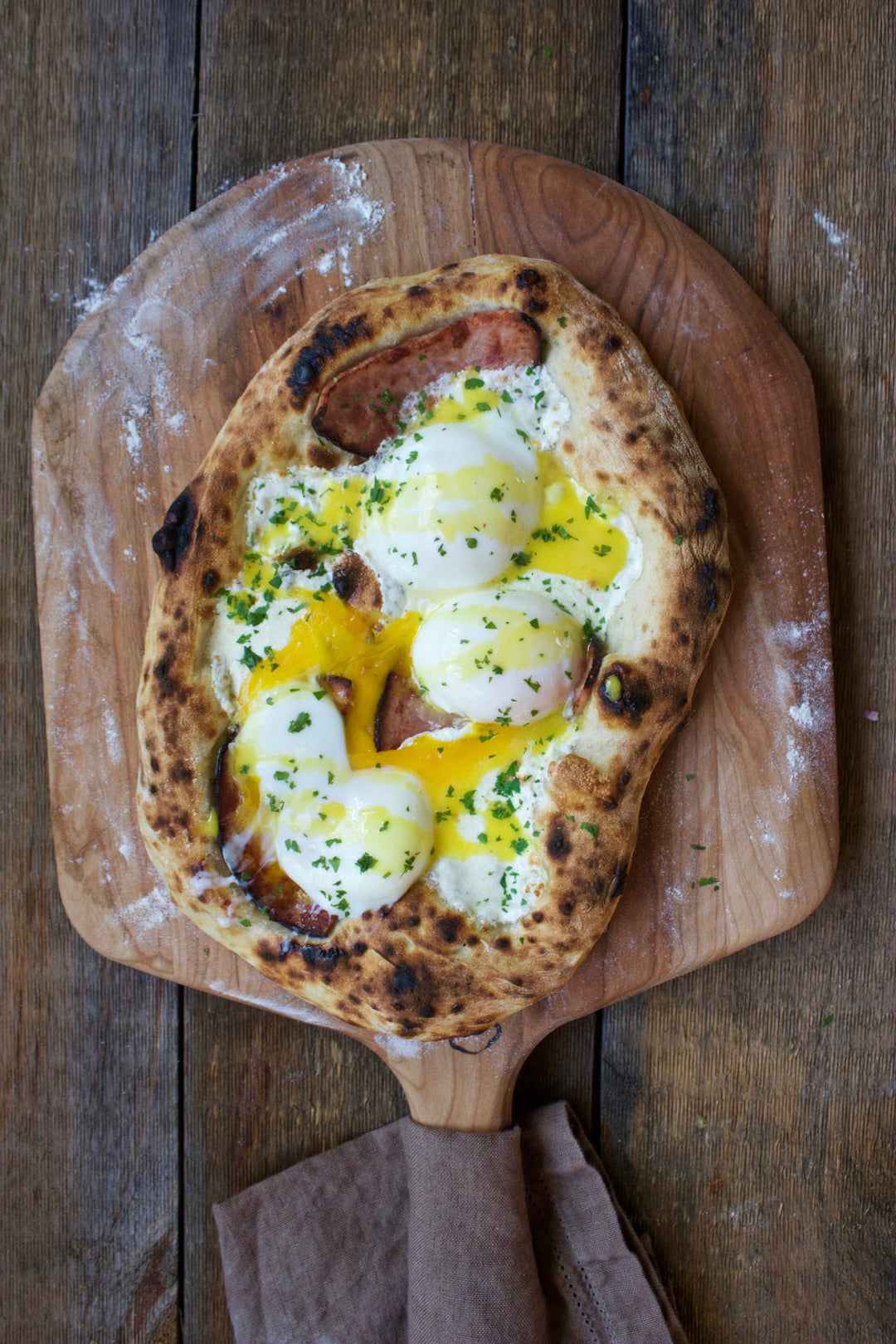 Sous Vide Eggs Benedict Pizza Recipe