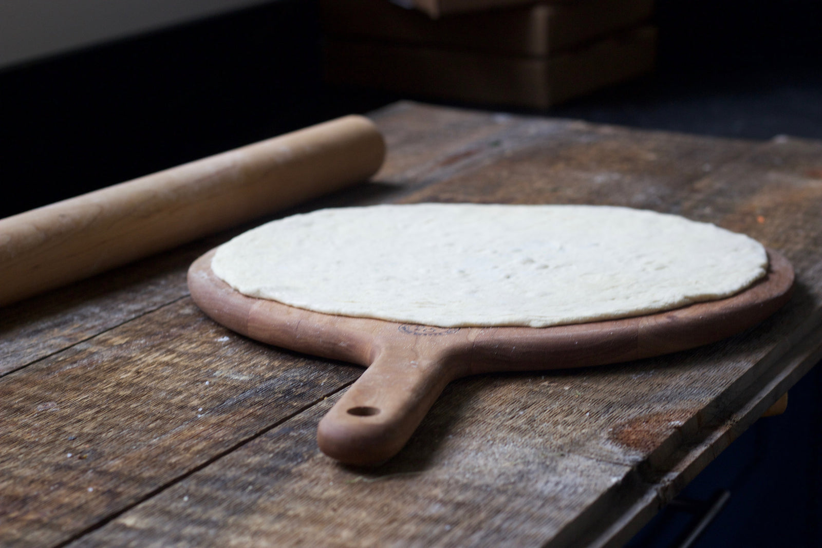 thin crust pizza dough