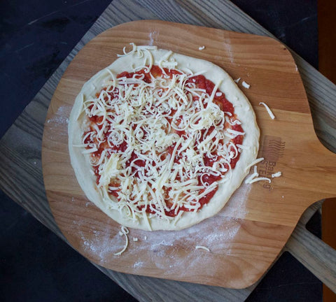 Uncooked Cheese & Tomato Pizza