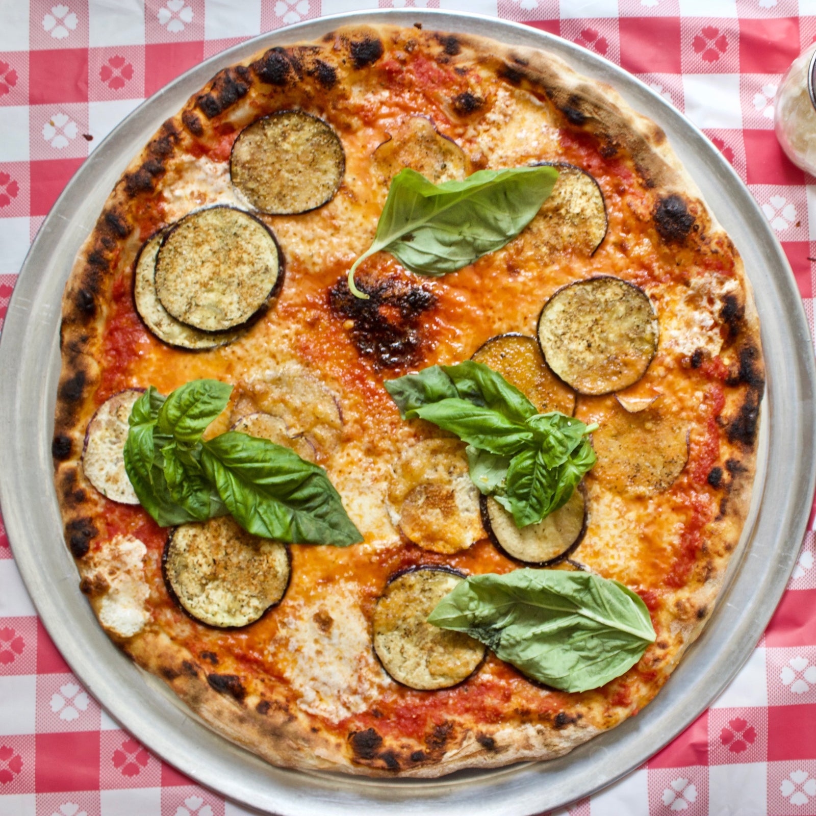 Classic Eggplant Parmesan Pizza