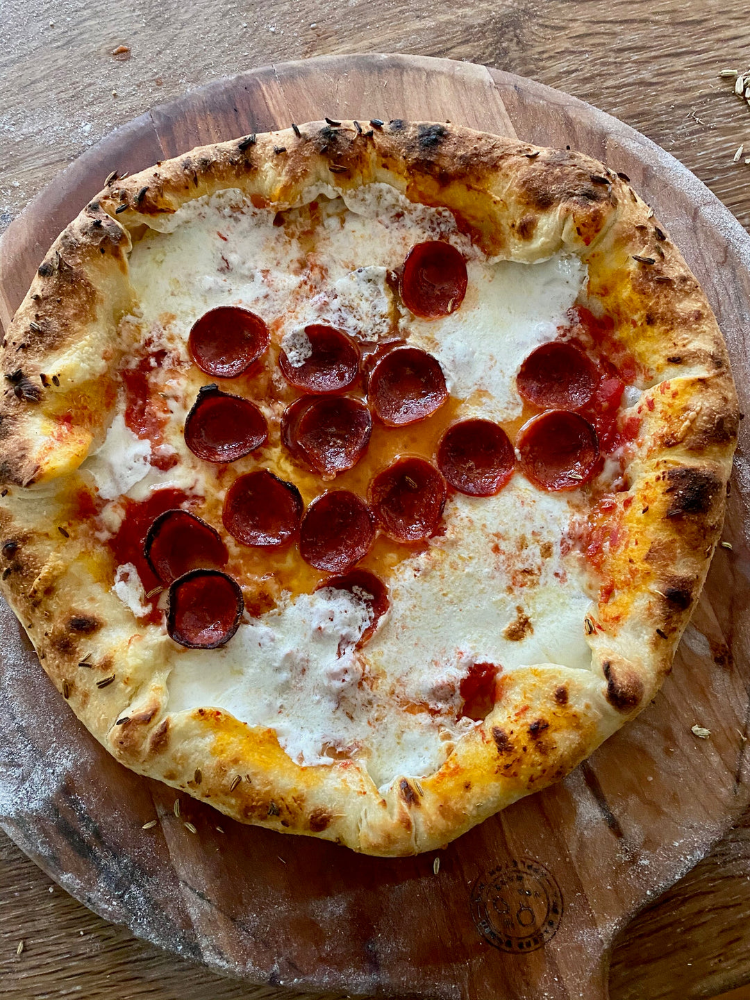 Stuffed Crust and Pepperoni Pizza Recipe