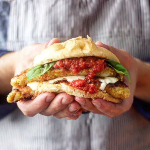Crusty Chicken Parmesan Sandwich Recipe - Baking Steel ®