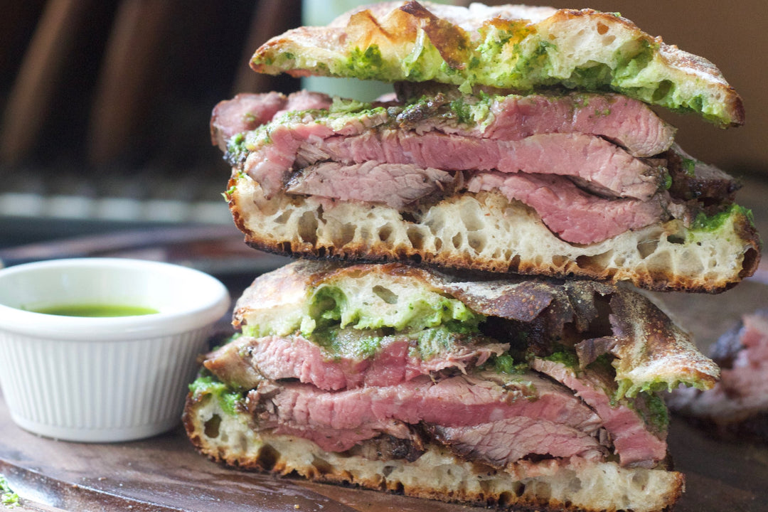 Homemade Steak Sandwich