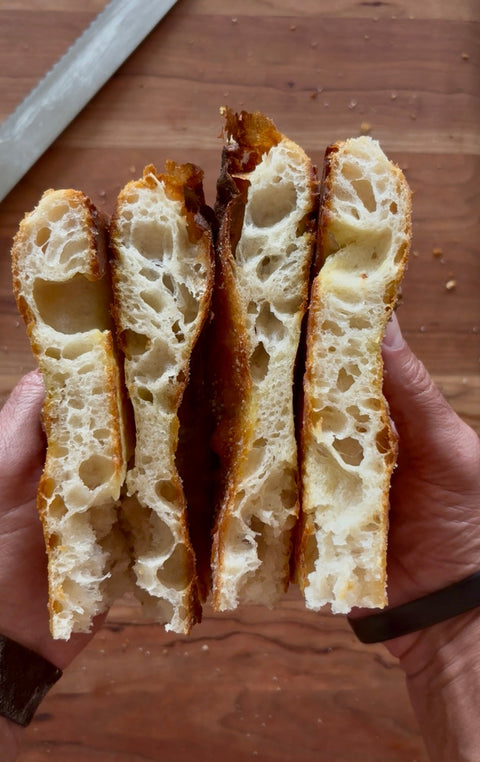 high hydration focaccia