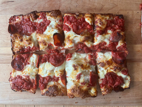 Super Easy Detroit Style on a Baking Steel