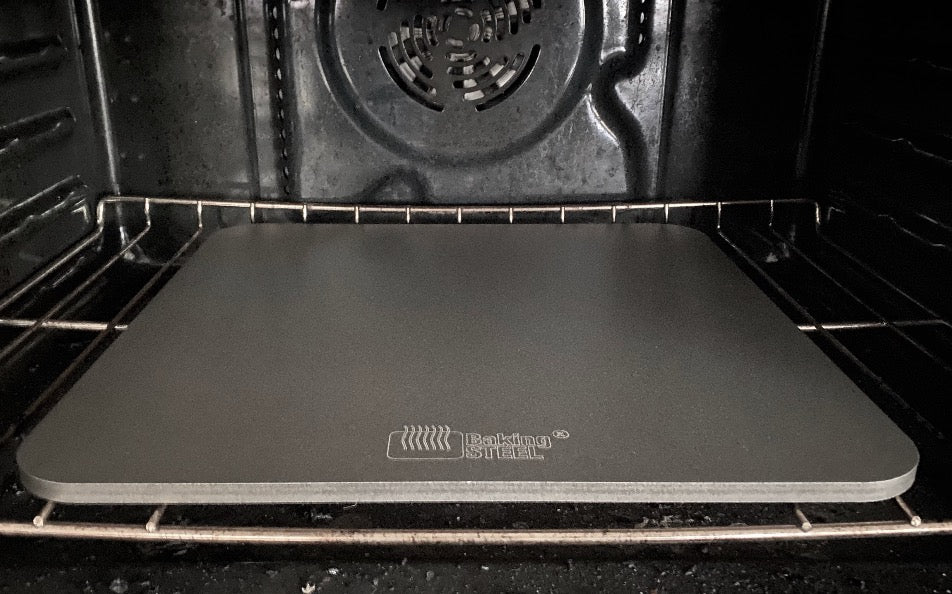 Baking Steel Pro in the oven