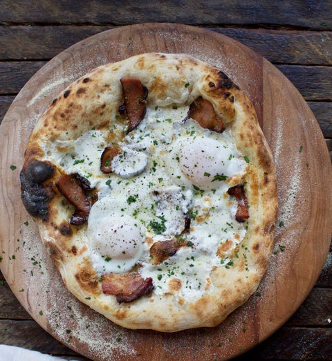 Sous Vide Bacon and Egg Pizza Recipe - Baking Steel ®