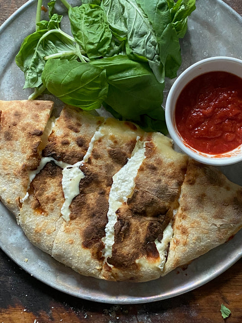 classic cheese calzone