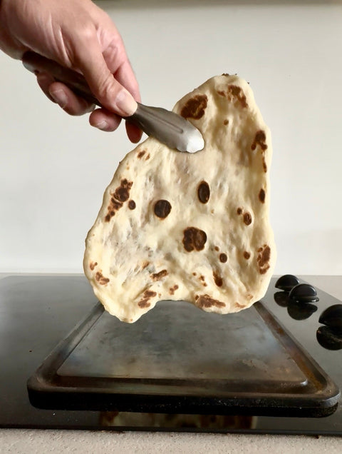 Naan on a Baking Steel Mini