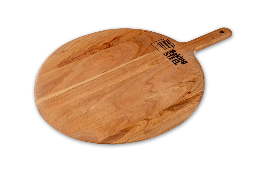 Cherry Wood 14-Inch Pizza Peel - Baking Steel 